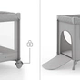 Дитячий манеж Kinderkraft Leody Up Grey (5902533930159) - зменшене зображення 3