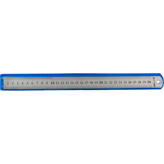 Линейка Buromax 30см, steel (BM.5810-30) - изображение 1