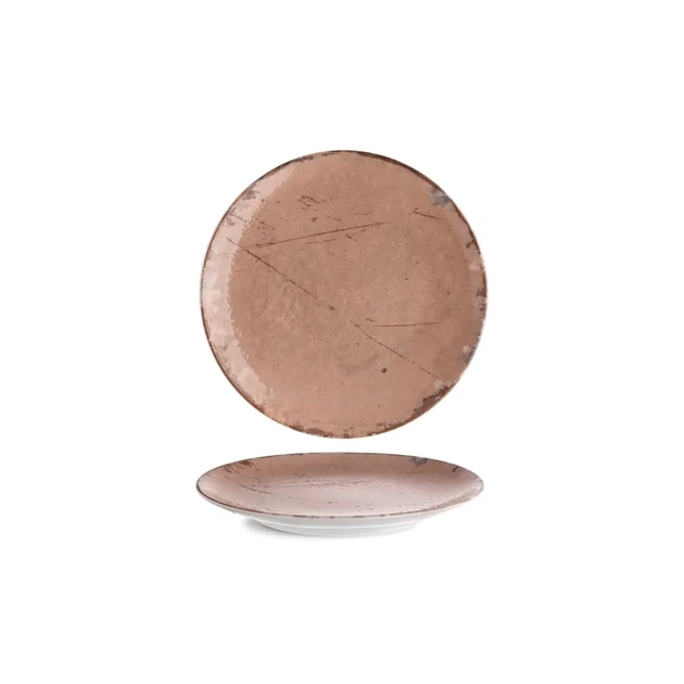 Тарелка G.Benedikt Isabelle кругла 21 см Stone Ginger (ISC2121-K0009) - изображение 1