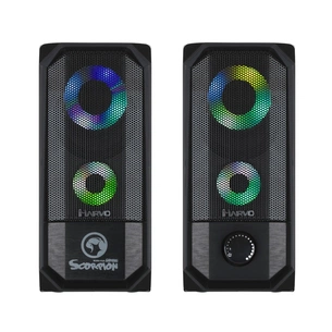 Акустична система Marvo SG-265 Multi-LED USB Black зображення 1