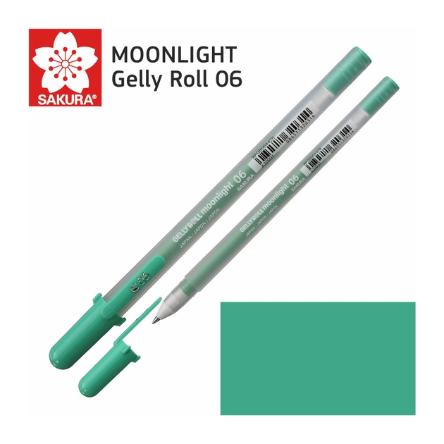 Ручка гелева Sakura MOONLIGHT Gelly Roll 06, Зелений трав'яний (084511320314) - изображение 1