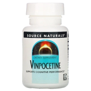 Трави Source Naturals Вінпоцетин, 10 мг, Vinpocetine, 60 таблеток (SN1398) зображення 1