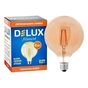 Лампочка Delux Globe G125 8Вт E27 2700К amber filament (90016726) - зменшене зображення 3