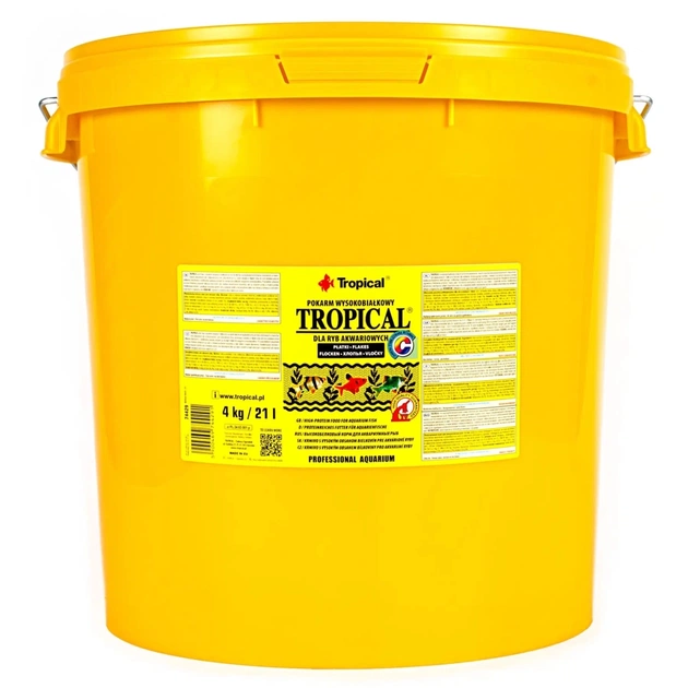 Корм для риб Tropical у пластівцях 21 л (5900469744291) - picture 1