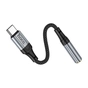 Перехідник USB-C to 3.5mm F 0.12m Black HOCO (6942007608886) - зменшене зображення 5