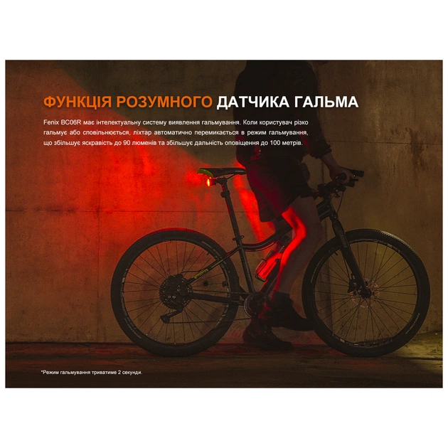 Задня велофара Fenix BC06R - зображення 10