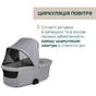 Коляска Chicco 2 в 1 Bellagio 2 Світло-сіра (2900990903252) (87183.40.01) - зменшене зображення 5
