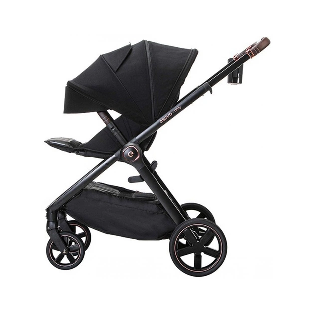 Коляска Espiro 2 в 1 Only 510 Stylish Black (колеса GEL) (5905683801928) - изображение 12
