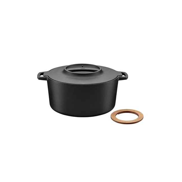 Каструля Fiskars Norden чавунна 6 л чорна (1026566) - picture 4