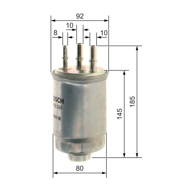 Фільтр паливний Bosch F026402229 - picture 6