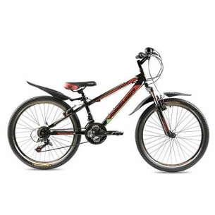 Велосипед Premier Pirate 24 11" RS35 чорний з червоним-зеленим-білим (14306) зображення 1