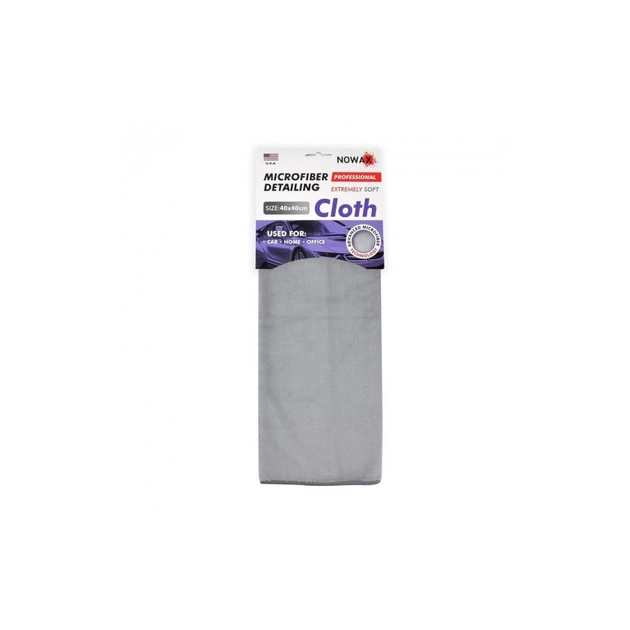 Автомобільна серветка NOWAX 40х40см, сіра (NX68441) - изображение 1