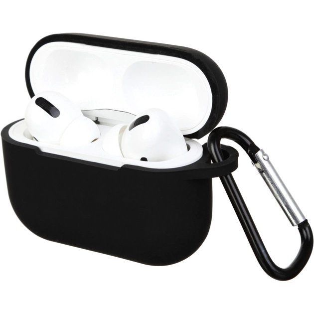 Чохол для навушників Armorstandart Silicone Case для Apple Airpods Pro Black (ARM56081) - зображення 1