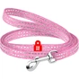 Повідець для котів WAUDOG Re-cotton світловідбивний XS 200х1 см рожевий (16447) - зменшене зображення 1