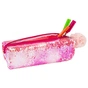 Пенал Cool For School з паєтками та помпоном 1 відділення рожевий (CF87077) - зменшене зображення 2