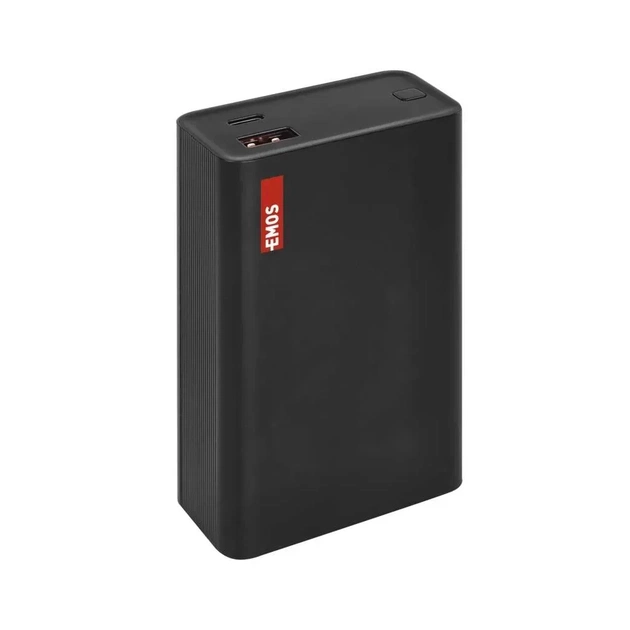 Батарея універсальна EMOS 20000mAh NTBF20, 65W, Pass-through, black (B0560B) - зображення 5