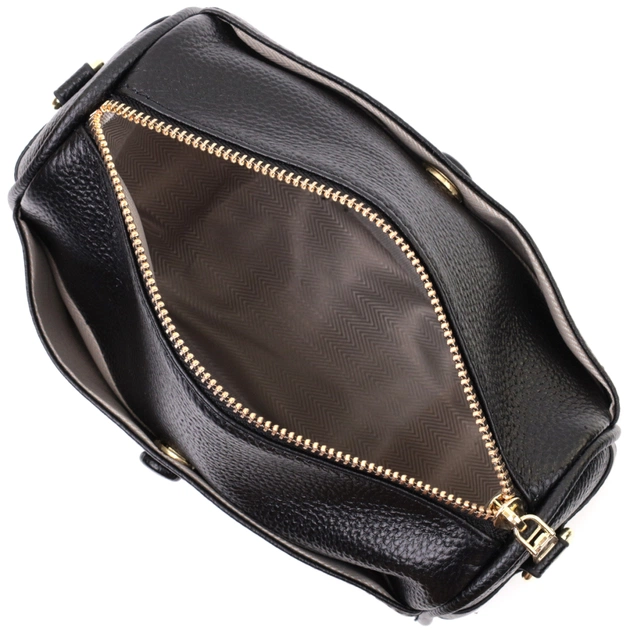 Сумка Vintage З натуральної шкіри Чорна (22590) - зображення 9