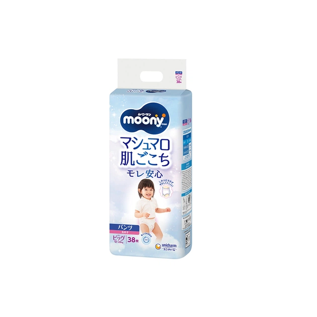 Підгузки Moony трусики для дівчаток XL 12-22 кг 38 шт. (4903111208098) - зображення 1