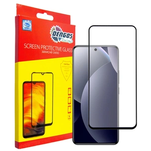 Скло захисне Dengos Super-D Full Glue Xiaomi Redmi Note 15 Pro 5G Black (TGFG-SD-10) зображення 1