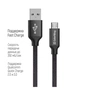 Дата кабель USB 2.0 AM to Micro 5P 2.0m black ColorWay (CW-CBUM009-BK) - зменшене зображення 3