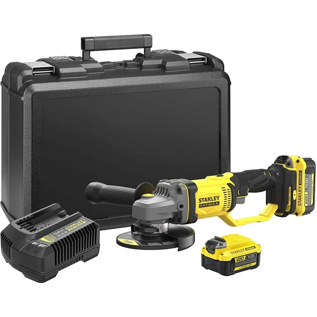 Шліфувальна машина Stanley FatMax, Li-Ion 18V, 2x4Ah, 9000 об/хв, d=125 мм, 2.66 кг, кейс (SFMCG400M2K) - picture 3