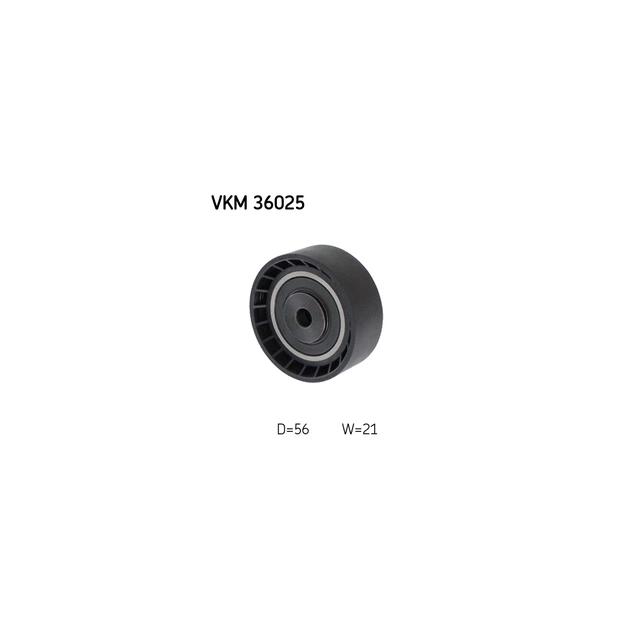Ролик натягувача ременя SKF VKM 36025 - зображення 1