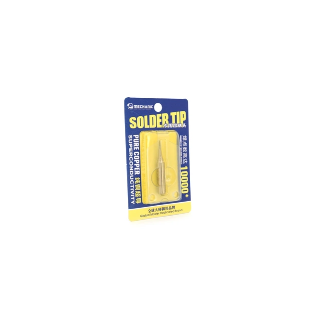 Жало паяльника MECHANIC 900M-T-I 4*6,3mm, медь, широкий конус (M 900M-T-I) - изображение 1