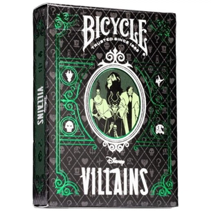 Гральні карти Bicycle Disney Villains (green) (ВР_БДВГ) зображення 1