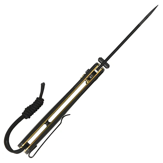 Ніж Artisan Holm AR-RPM9 Black PVD Steel+Black G10 Inlay Gold (1875P-BG) - зображення 6