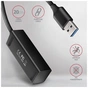 Концентратор AXAGON USB 3.1 to 4xUSB 3.0 0.2m black (HUE-M1A) - зменшене зображення 4
