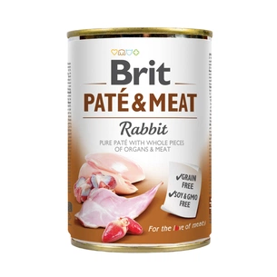 Вологий корм для собак Brit Care Pate and Meat для дорослих собак з кроликом (8595602557455) зображення 1