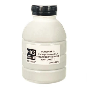 Тонер HG HP LJ Universal (1010/1200/1160/P2015) 100г (HG221-100) зображення 1