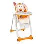 Стілець для годування Chicco Polly 2 Start 4-х колісний помаранчевий (79205.96) - зменшене зображення 1