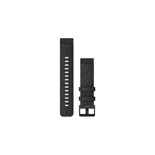 Ремінець до смарт-годинника Garmin fenix 6s 20mm QuickFit Heathered Black Nylon with Black Hardware (010-12875-00) зображення 1