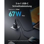 Зарядний пристрій Anker GaNPrime 67W 2xUSB-C PD + 1xUSB-A Black (A2669313) - зменшене зображення 2