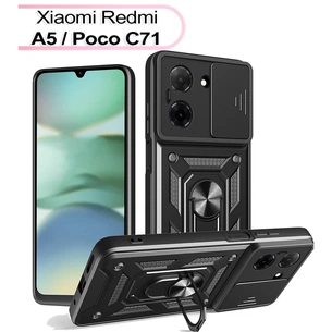 Чохол до мобільного телефона BeCover Military Xiaomi Redmi A5 / Poco C71 Black (713543) зображення 1