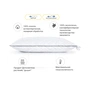 Подушка MirSon 1272 Royal Pearl з евкаліптом М'яка 40х40 см (2200003276176) - зменшене зображення 3