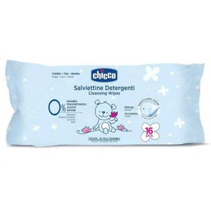 Дитячі вологі серветки Chicco м'які очищувальні 16 шт. (09163.20) зображення 1