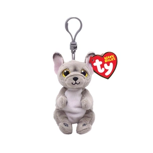 М'яка іграшка Ty Beanie Bellies Сірий пес WILFRED 12см (43111) зображення 1