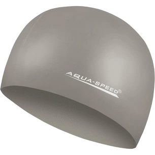 Шапка для плавання Aqua Speed Mega 100-19 сірий Уні OSFM (5908217635518) зображення 1