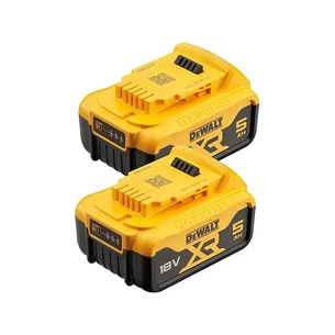 Акумулятор до електроінструменту DeWALT 18 В XR Li-lon 5Ah, 2 шт., 1.3 кг (DCB184P2) изображение 1