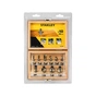 Набір фрез Stanley TCT 8 мм, 10 шт. (STA80020) - уменьшенное изображение 2