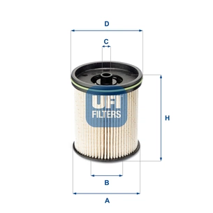 Фільтр паливний UFI 26.122.00 зображення 1