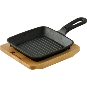 Сковорода MasterPro Foodies сook&share, 13.7x22.2 см з серверувальною дошкою (BGMP-3808-EM) зображення 1