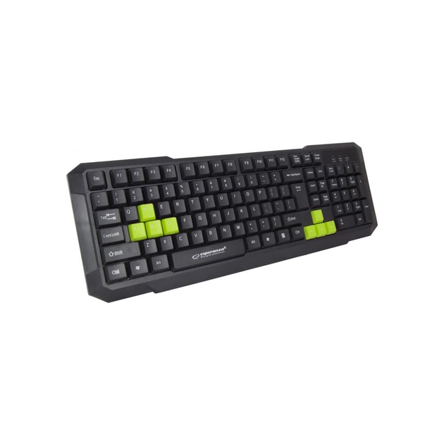 Клавіатура Esperanza EGK102 Green USB (EGK102GUA) - зображення 1