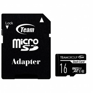 Карта пам'яті Team 16GB microSDHC class 10 UHS-I (TDUSDH16GUHS03) зображення 1