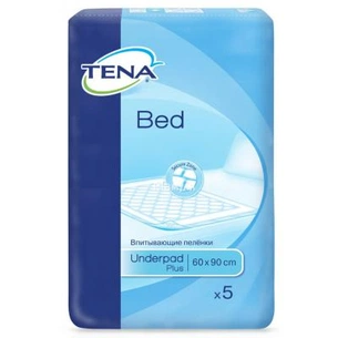 Пелюшки для малюків Tena Bed Normal 60х90 см 5 шт (7322540576382) зображення 1
