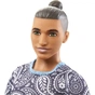 Лялька Barbie Fashionistas Кен в футболці з візерунком пейслі (HPF80) - зменшене зображення 5