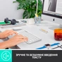 Клавіатура Logitech K380 for MAC Multi-Device Bluetooth UA Off-White (920-010407) - зменшене зображення 3