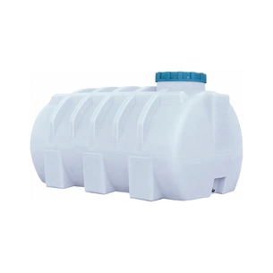 Ємність для води Пласт Бак горизонтальна харчова 750 л біла (1287) изображение 1